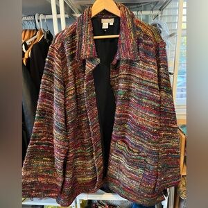 Multicolor Silk Blazer/Jacket